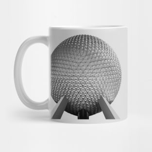 EPCOT Ball Black and White Mug